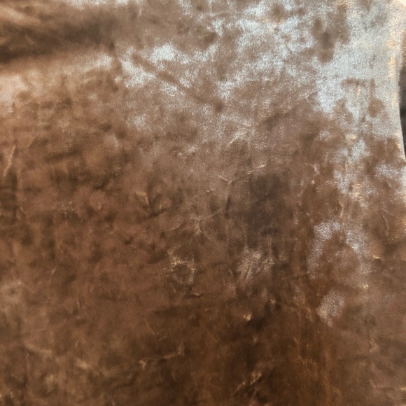 Crushed Velvet Urban Outfitters Crop Top - Picture 2 of 4